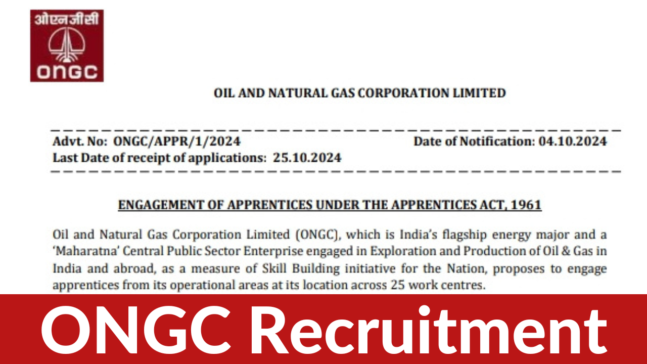 ONGC Recruitment